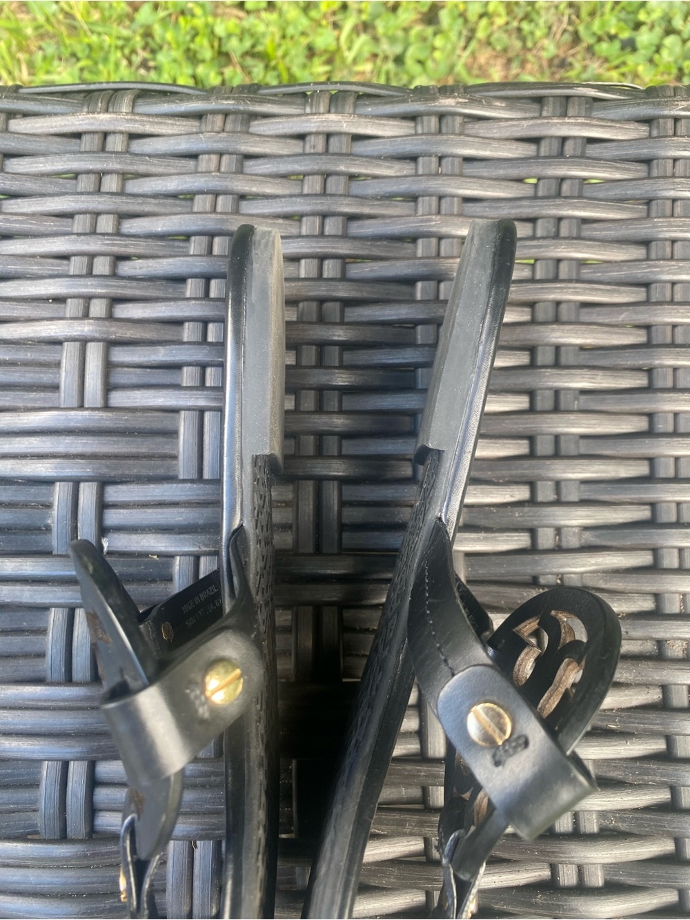 TORY BURCH SZ 8.5 black sandal - Picture 5 of 9
